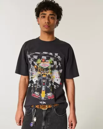 Boxy Heavyweight Oracle Red Bull Racing Graphic Tee