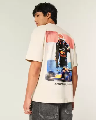 Boxy Heavyweight Oracle Red Bull Racing Graphic Tee