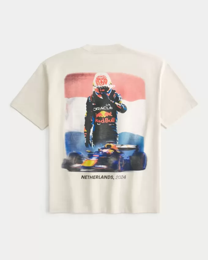 Boxy Heavyweight Oracle Red Bull Racing Graphic Tee Boxy Heavyweight Oracle Red Bull Racing Graphic Tee