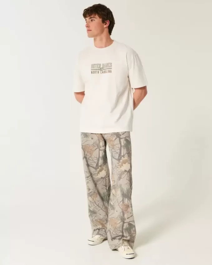 Boxy Heavyweight Outer Banks Graphic Tee