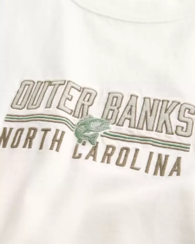 Boxy Heavyweight Outer Banks Graphic Tee