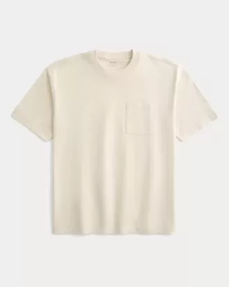Boxy Heavyweight Pocket Crew T-Shirt