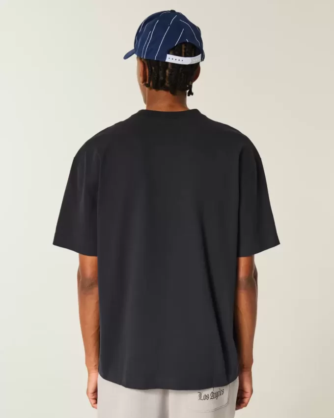 Boxy Heavyweight Star Embellished Crew T-Shirt Boxy Heavyweight Star Embellished Crew T-Shirt