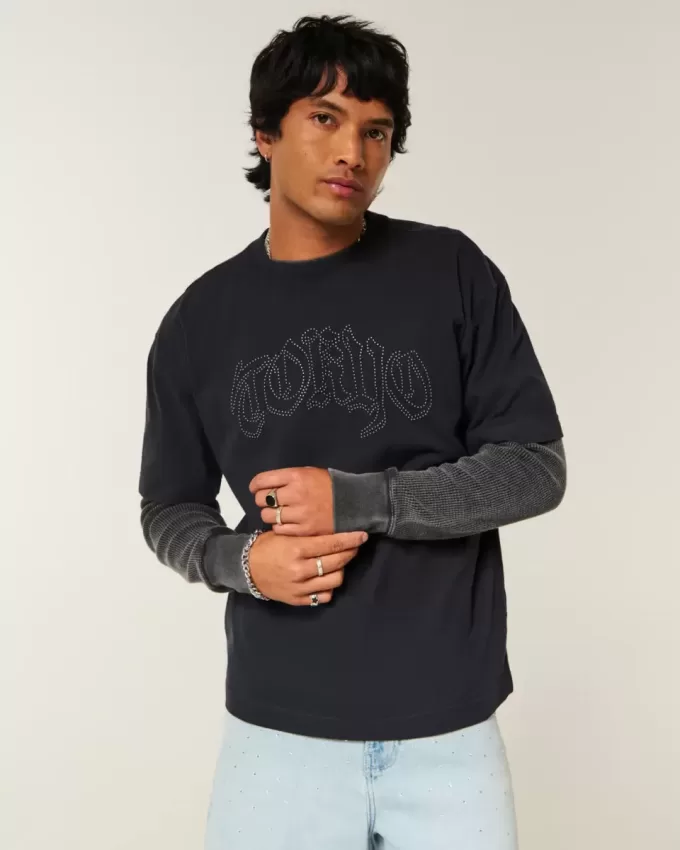 Boxy Heavyweight Tokyo Graphic Tee Boxy Heavyweight Tokyo Graphic Tee