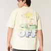Boxy Heavyweight Tweety Golf Graphic Tee