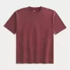 Boxy Heavyweight Washed Cotton Crew T-Shirt Boxy Heavyweight Washed Cotton Crew T-Shirt