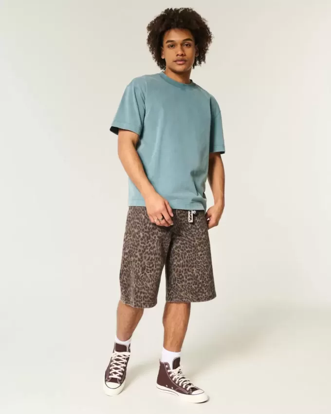 Boxy Heavyweight Washed Crew T-Shirt Boxy Heavyweight Washed Crew T-Shirt