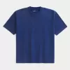 Boxy Heavyweight Washed Crew T-Shirt