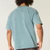Boxy Heavyweight Washed Crew T-Shirt Boxy Heavyweight Washed Crew T-Shirt