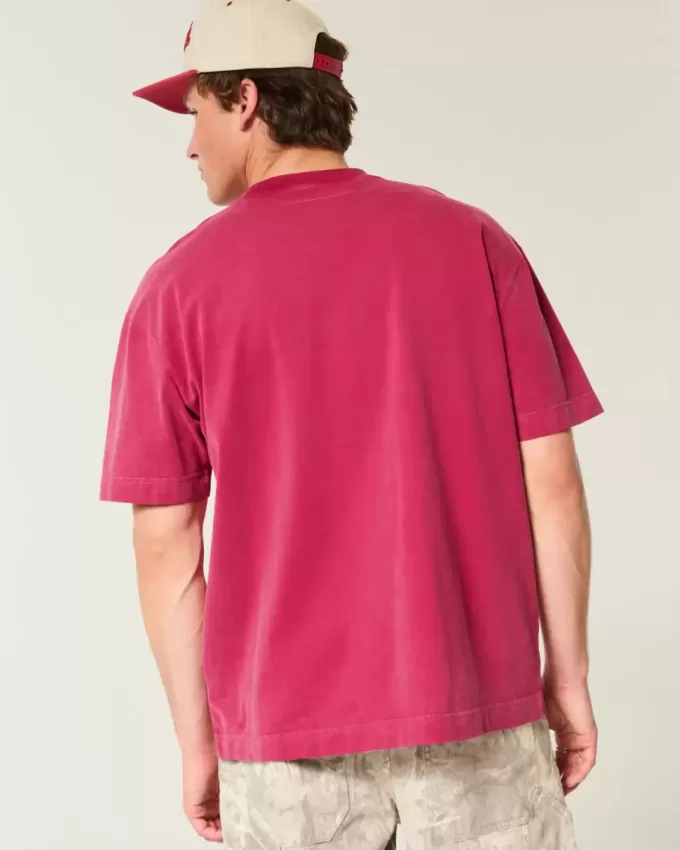 Boxy Heavyweight Washed Crew T-Shirt Boxy Heavyweight Washed Crew T-Shirt