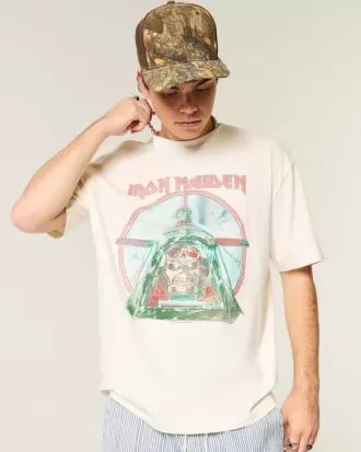 Boxy Iron Maiden Graphic Tee