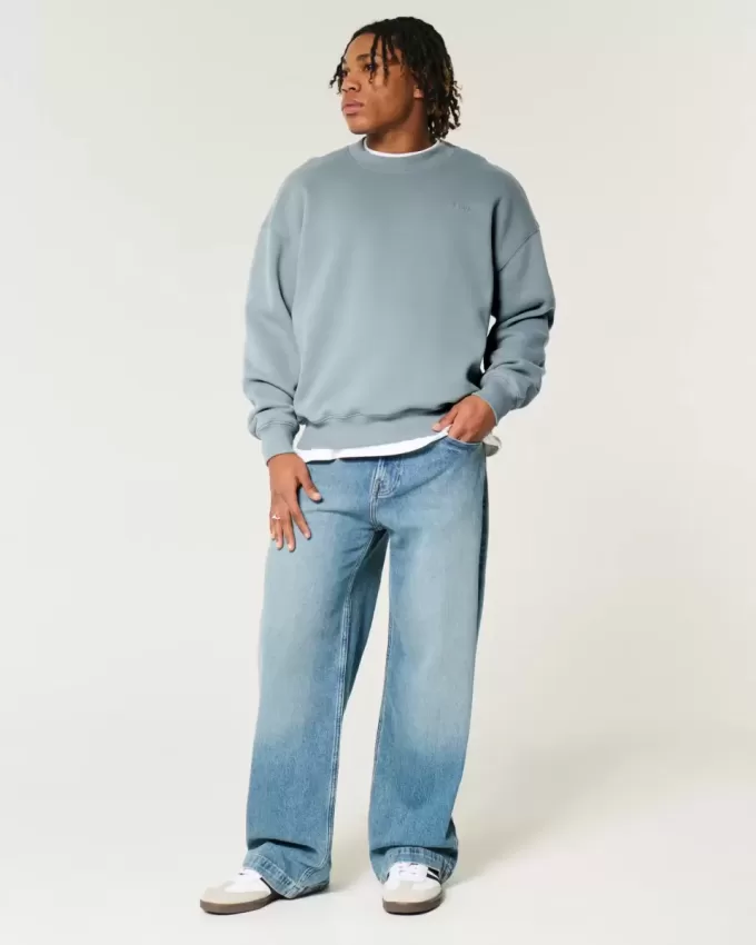 Boxy Logo Crew Sweatshirt Boxy Logo Crew Sweatshirt