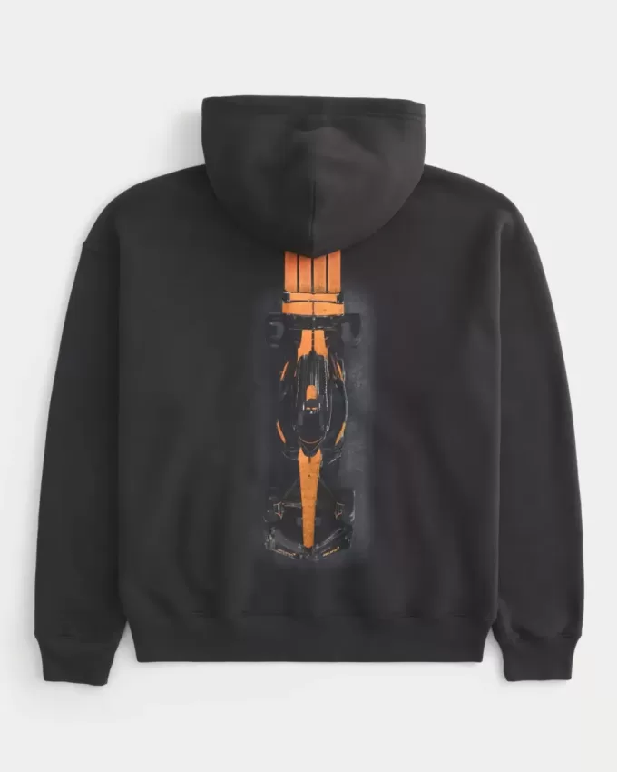 Boxy McLaren Graphic Zip-Up Hoodie Boxy McLaren Graphic Zip-Up Hoodie