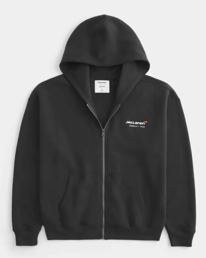Boxy McLaren Graphic Zip-Up Hoodie Boxy McLaren Graphic Zip-Up Hoodie