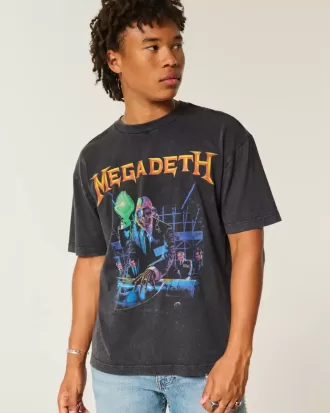 Boxy Megadeth Tour Graphic Tee
