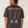 Boxy Megadeth Tour Graphic Tee