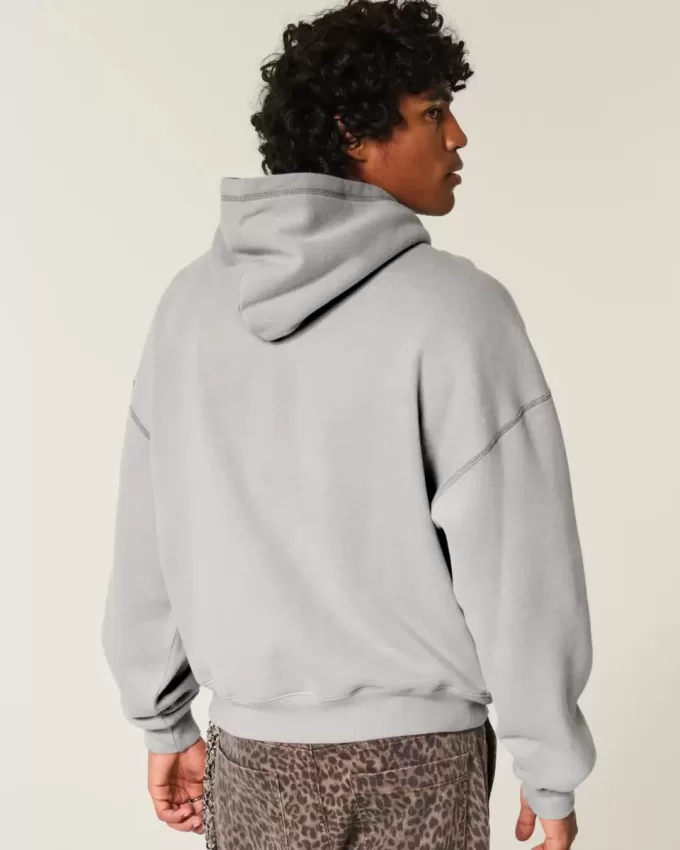 Boxy No Fear Graphic Hoodie Boxy No Fear Graphic Hoodie