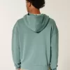 Boxy Number Graphic Zip-Up Hoodie Boxy Number Graphic Zip-Up Hoodie