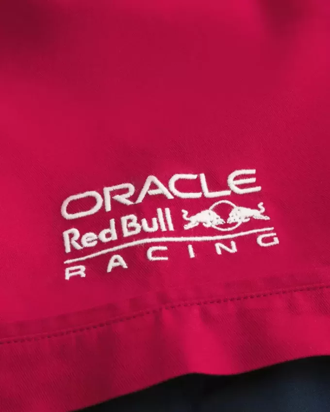 Boxy Oracle Red Bull Racing Baseball Jersey Boxy Oracle Red Bull Racing Baseball Jersey