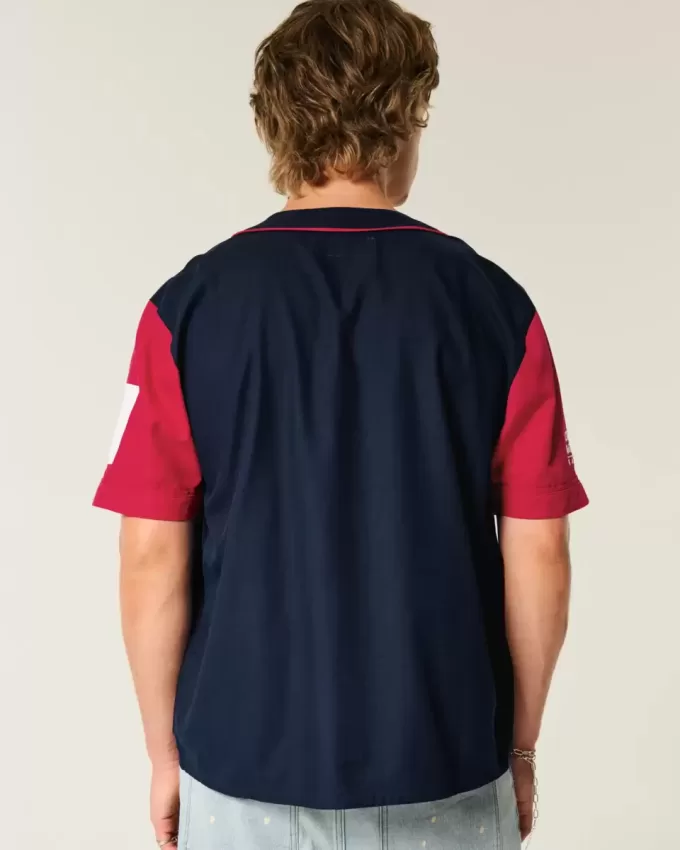 Boxy Oracle Red Bull Racing Baseball Jersey Boxy Oracle Red Bull Racing Baseball Jersey