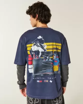 Boxy Oracle Red Bull Racing Graphic Tee