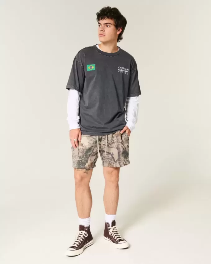 Boxy Oracle Red Bull Racing Graphic Tee Boxy Oracle Red Bull Racing Graphic Tee