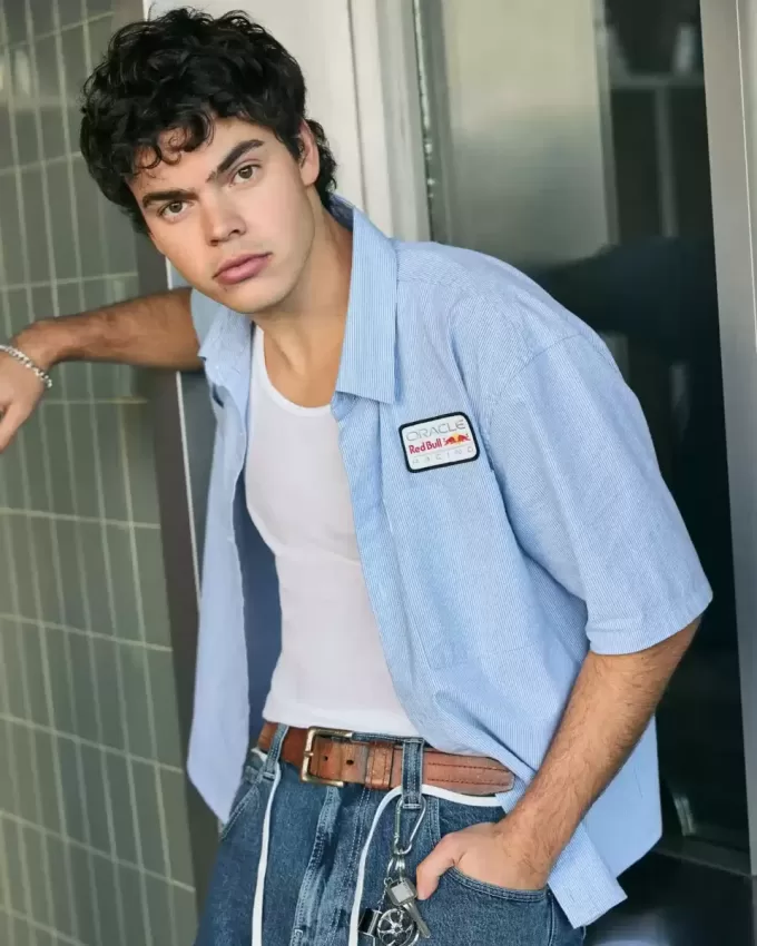 Boxy Oracle Red Bull Racing Graphic Workwear Shirt Boxy Oracle Red Bull Racing Graphic Workwear Shirt