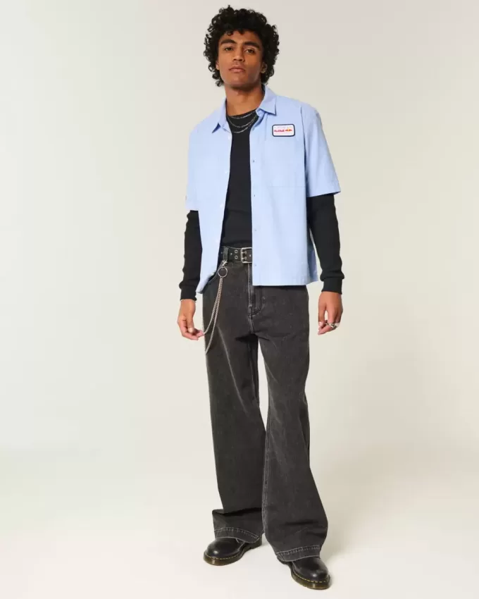 Boxy Oracle Red Bull Racing Graphic Workwear Shirt Boxy Oracle Red Bull Racing Graphic Workwear Shirt