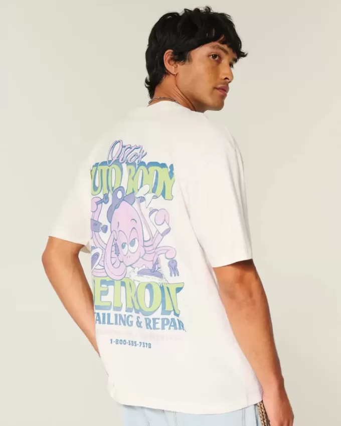 Boxy Otto’s Auto Body Graphic Tee