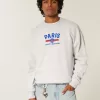 Boxy Paris Saint-Germain Graphic Crew Sweatshirt Boxy Paris Saint-Germain Graphic Crew Sweatshirt