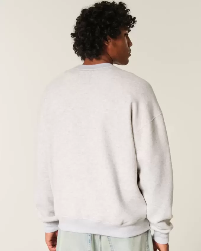 Boxy Paris Saint-Germain Graphic Crew Sweatshirt Boxy Paris Saint-Germain Graphic Crew Sweatshirt