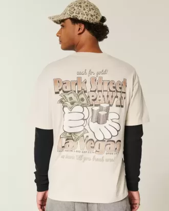 Boxy Park Street Pawn Graphic Tee