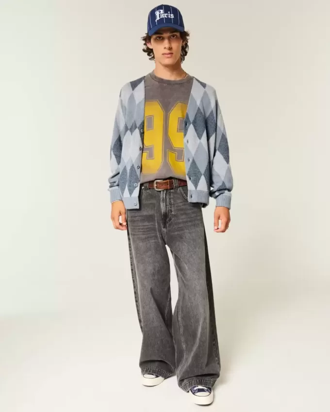 Boxy Pattern Cardigan Boxy Pattern Cardigan