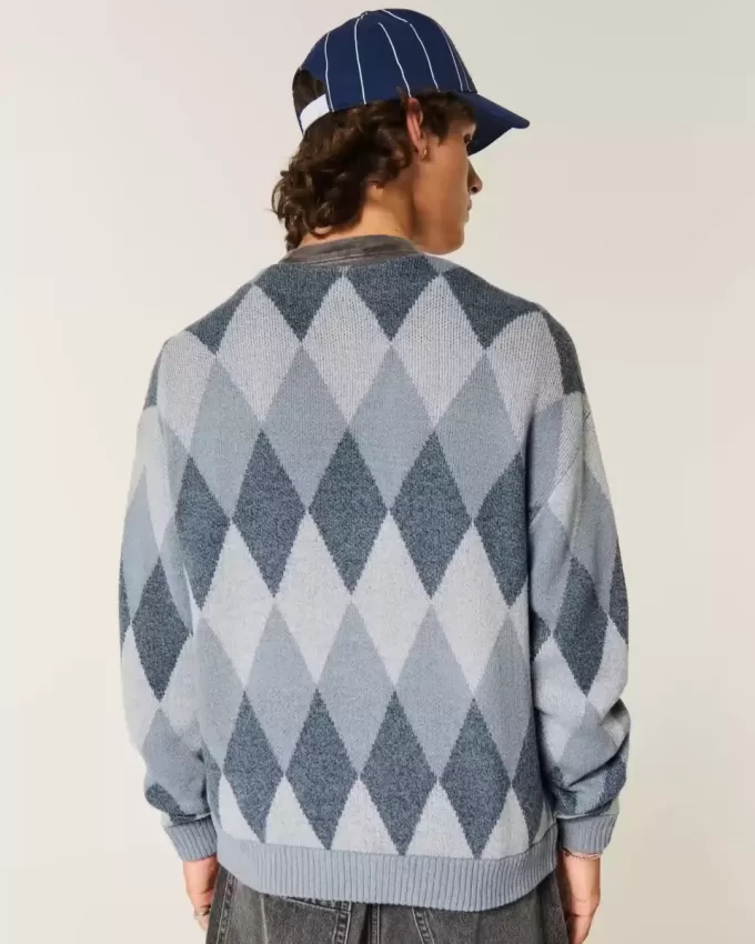 Boxy Pattern Cardigan Boxy Pattern Cardigan