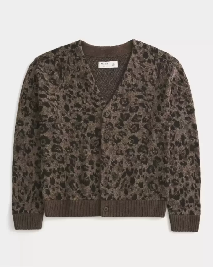 Boxy Pattern Cardigan Boxy Pattern Cardigan