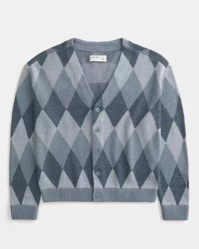 Boxy Pattern Cardigan Boxy Pattern Cardigan