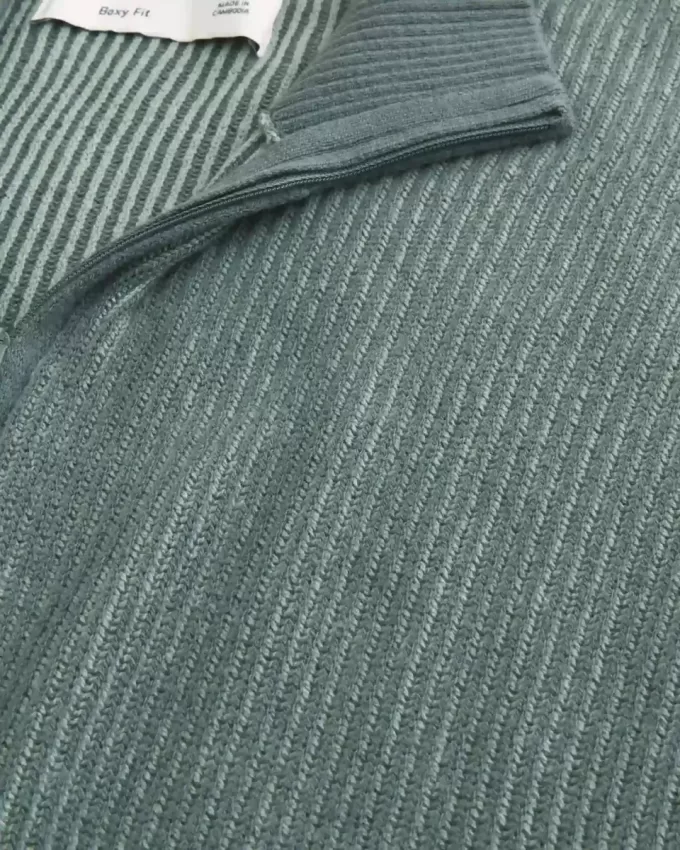 Boxy Quarter-Zip Sweater Boxy Quarter-Zip Sweater