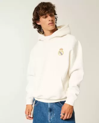 Boxy Real Madrid CF Graphic Hoodie