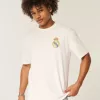 Boxy Real Madrid CF Graphic Tee Boxy Real Madrid CF Graphic Tee