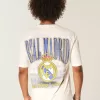 Boxy Real Madrid CF Graphic Tee Boxy Real Madrid CF Graphic Tee