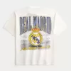 Boxy Real Madrid CF Graphic Tee Boxy Real Madrid CF Graphic Tee