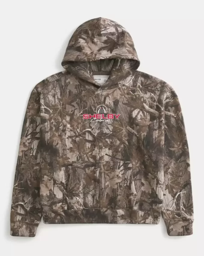 Boxy Shelby Graphic Camo Hoodie Boxy Shelby Graphic Camo Hoodie