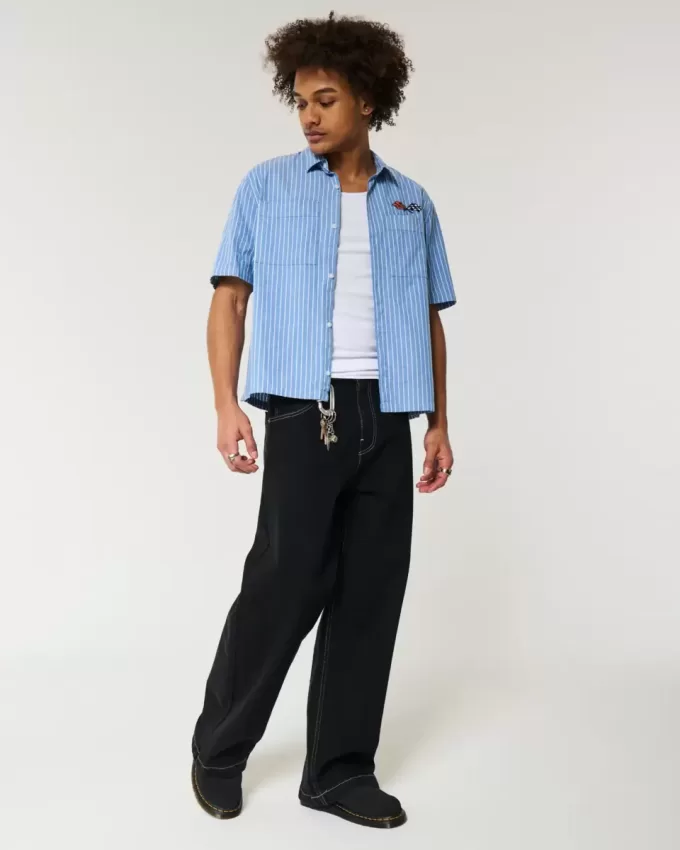 Boxy Short-Sleeve Chevrolet Corvette Graphic Shirt Boxy Short-Sleeve Chevrolet Corvette Graphic Shirt