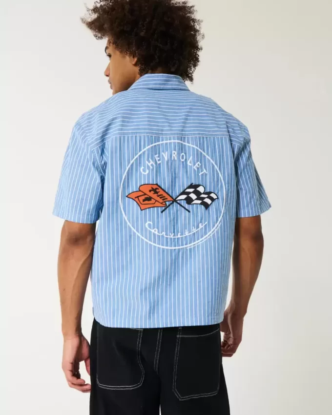 Boxy Short-Sleeve Chevrolet Corvette Graphic Shirt Boxy Short-Sleeve Chevrolet Corvette Graphic Shirt