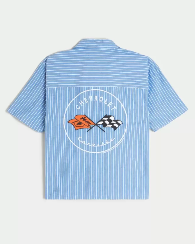 Boxy Short-Sleeve Chevrolet Corvette Graphic Shirt Boxy Short-Sleeve Chevrolet Corvette Graphic Shirt