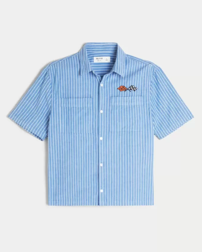 Boxy Short-Sleeve Chevrolet Corvette Graphic Shirt Boxy Short-Sleeve Chevrolet Corvette Graphic Shirt