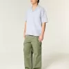 Boxy Short-Sleeve Linen-Blend Shirt Boxy Short-Sleeve Linen-Blend Shirt