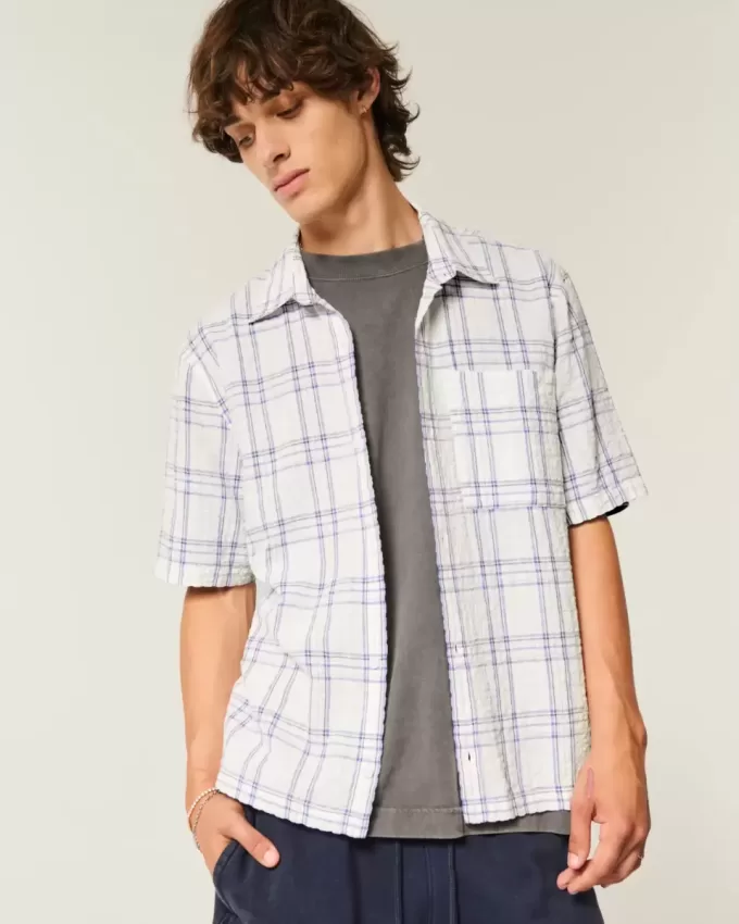 Boxy Short-Sleeve Pocket Shirt Boxy Short-Sleeve Pocket Shirt