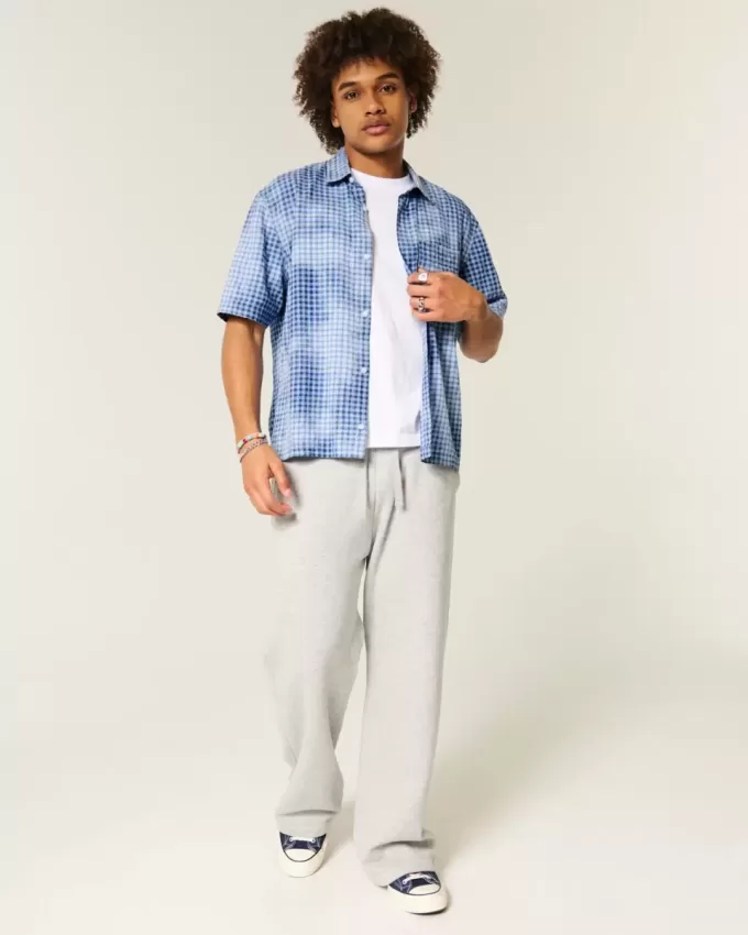 Boxy Short-Sleeve Pocket Shirt