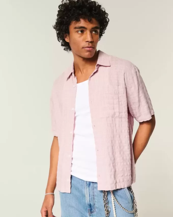 Boxy Short-Sleeve Pocket Shirt Boxy Short-Sleeve Pocket Shirt